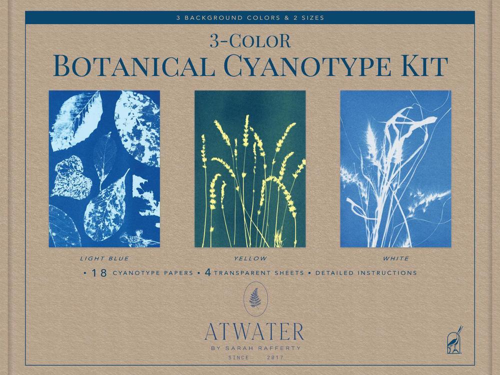3-Color Botanical Cyanotype Kit, 9780764371776