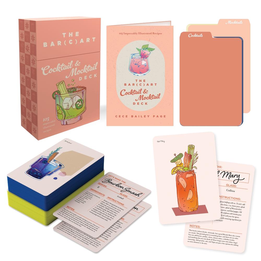 The Bar Cart Cocktail & Mocktail Deck by Cece Bailey Page - ISBN: 9780764372544