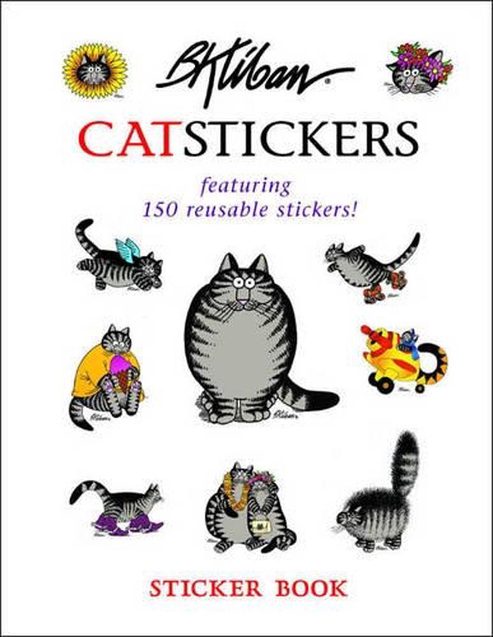 B. Kliban Cat Stickers Sticker Book by Pomegranate, Novelty
