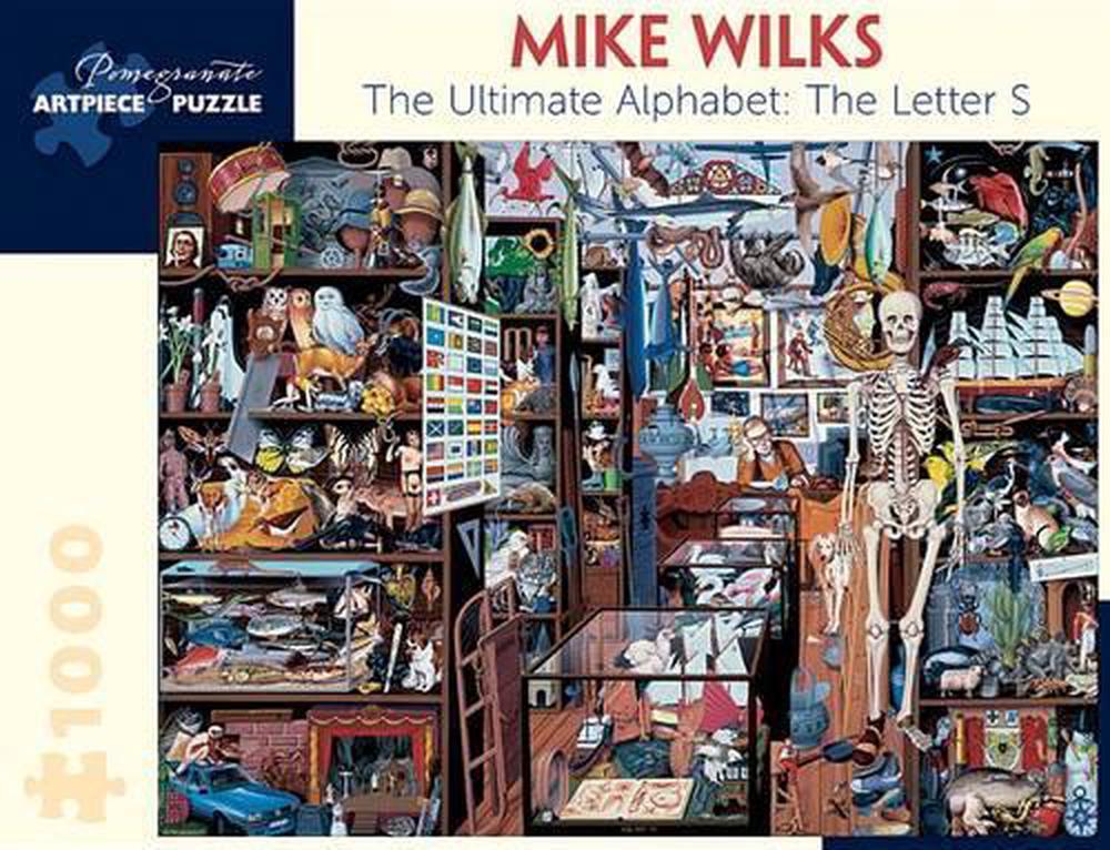 Mike Wilks the Ultimate Alphabet the Letter S 1000-Piece Jigsaw Puzzle, 9780764971952