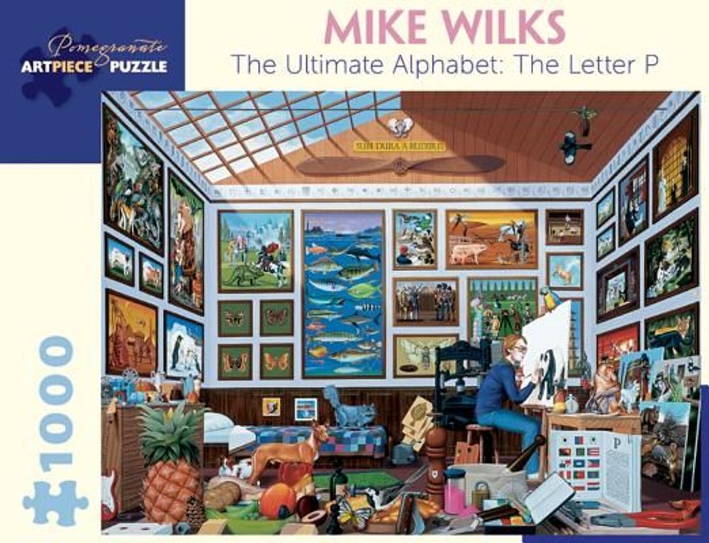 Pomegranate Mike Wilks the Ultimate Alphabet the Letter P 1000-piece Jigsaw Puzzle by Pomegranate - ISBN: 9780764971969
