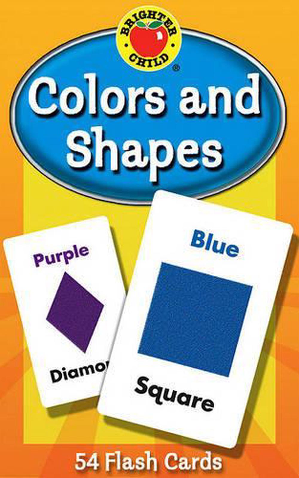 Colors and Shapes Flash Cards, 54 Flash Cards by Brighter Child