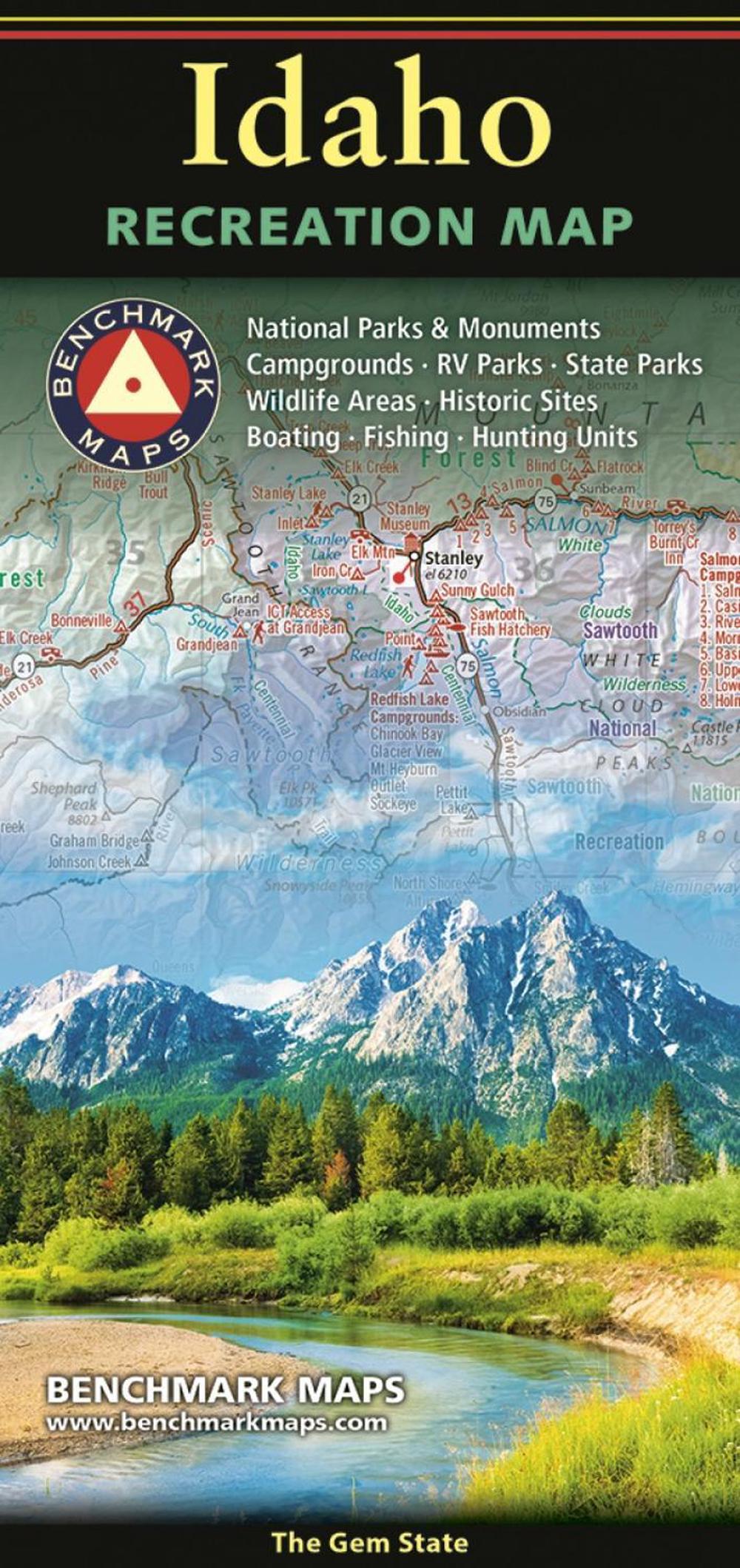 Idaho Recreation Map by Benchmark Maps - ISBN: 9780783499789