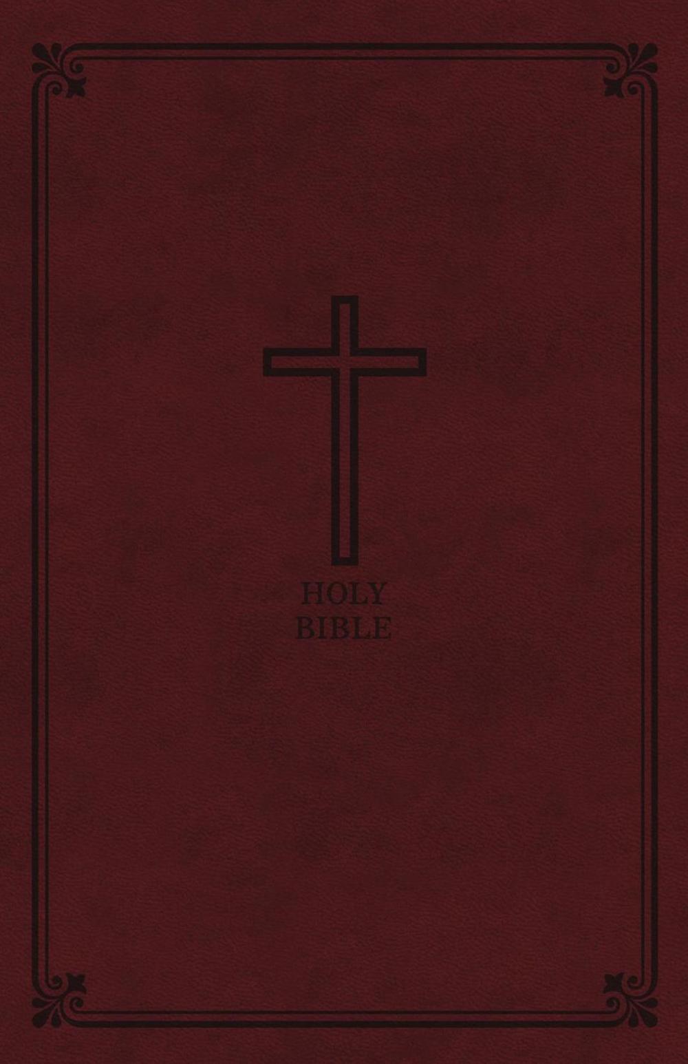 KJV Holy Bible: Personal Size Giant Print with 43,000 Cross References, Burgundy Leathersoft, Red Letter, Comfort Print: King James Version, 9780785215523