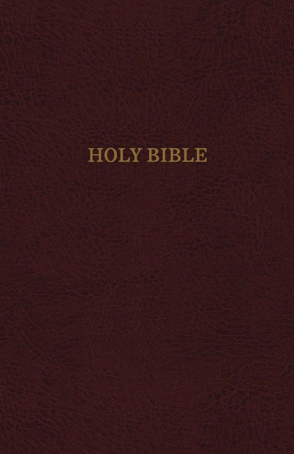 KJV Holy Bible: Super Giant Print with 43,000 Cross References, Burgundy Leather-look, Red Letter, Comfort Print: King James Version, 9780785215622