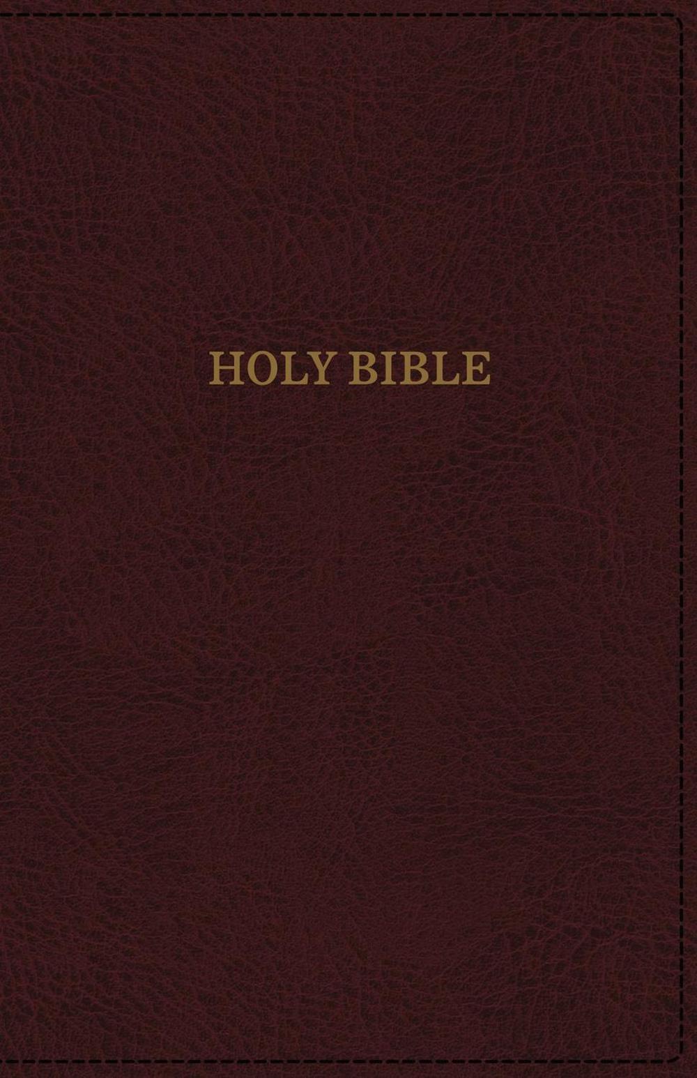 KJV Holy Bible: Super Giant Print with 43,000 Cross References, Deluxe Burgundy Leathersoft, Red Letter, Comfort Print (Thumb Indexed): King James Version, 9780785215691