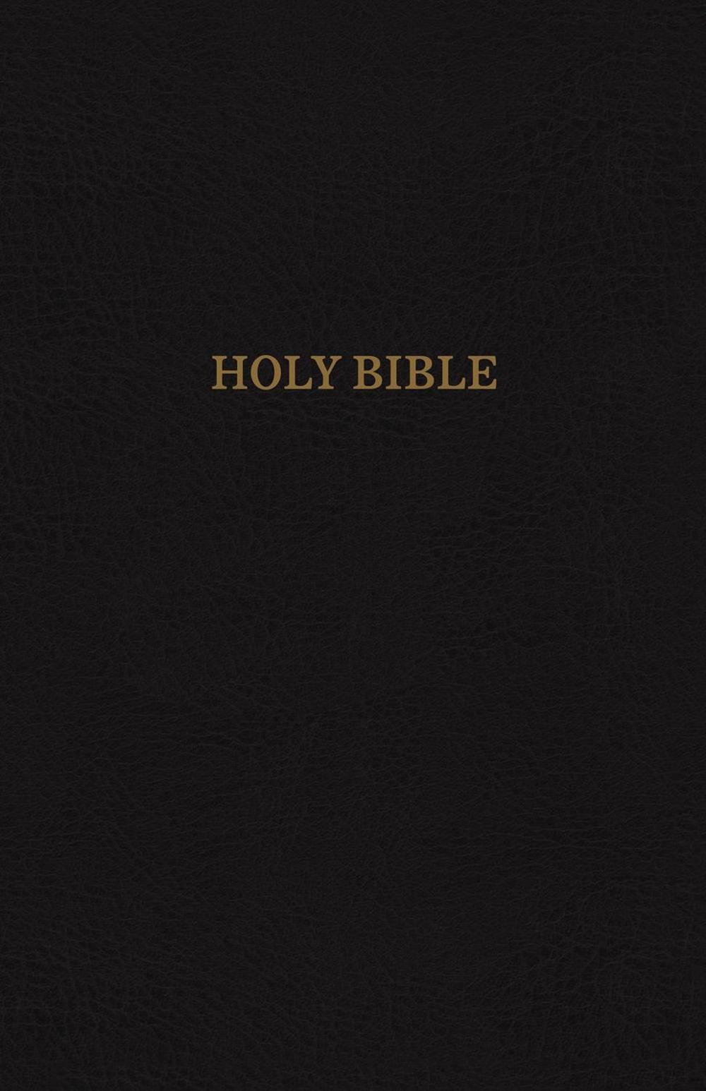 KJV Holy Bible: Thinline with Cross References, Black Bonded Leather, Red Letter, Comfort Print: King James Version, 9780785215752