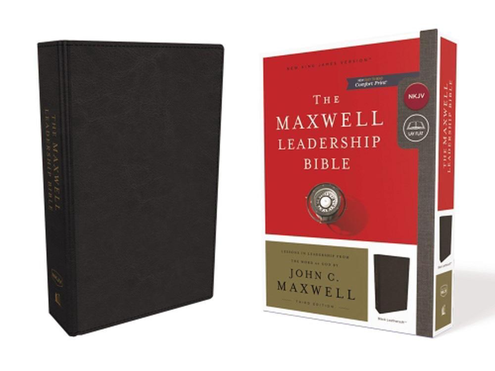 NKJV, Maxwell Leadership Bible, Third Edition, Leathersoft, Black, Comfort Print, 9780785218623