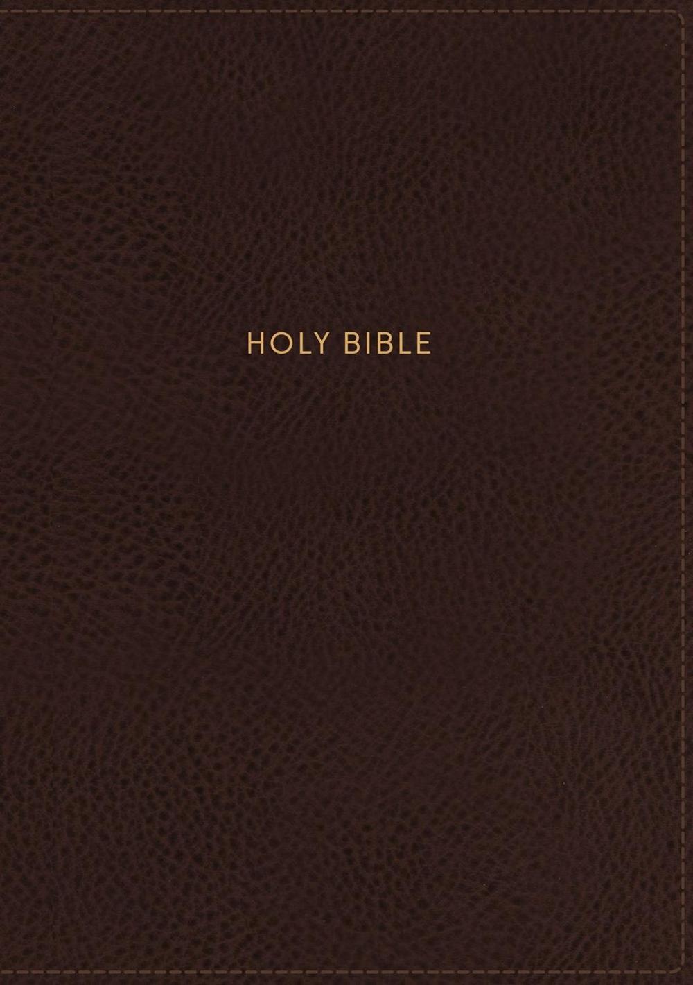 NKJV, Journal the Word Reference Bible, Leathersoft, Brown, Red Letter, Comfort Print, 9780785220251
