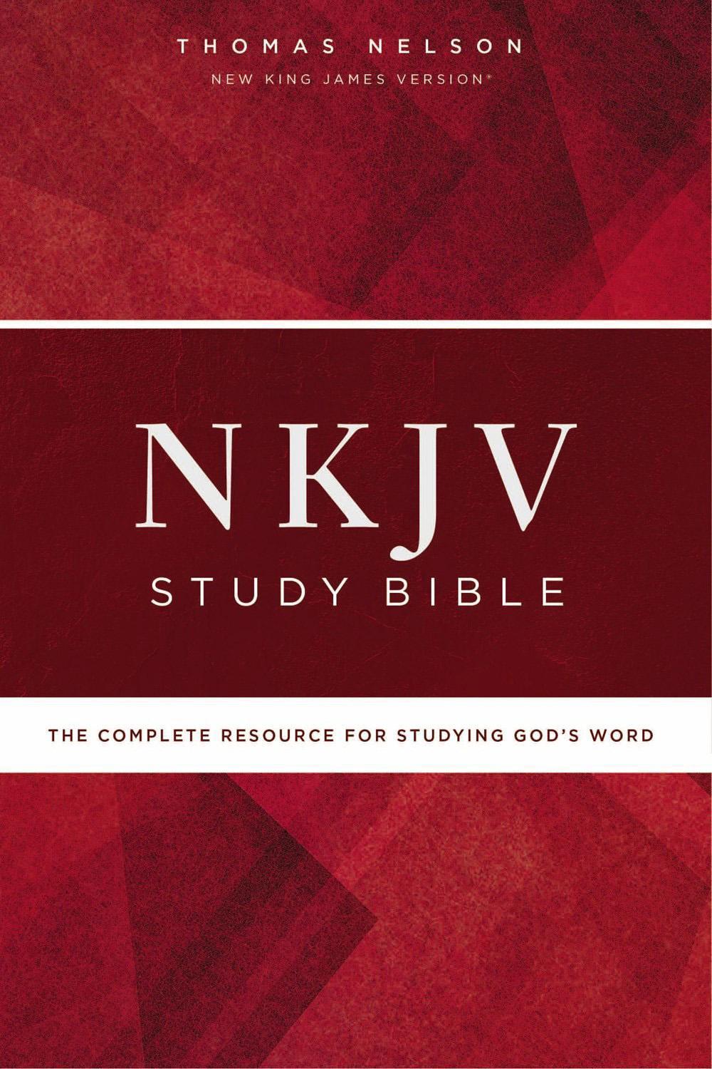 NKJV Study Bible, Hardcover, Comfort Print, 9780785220343