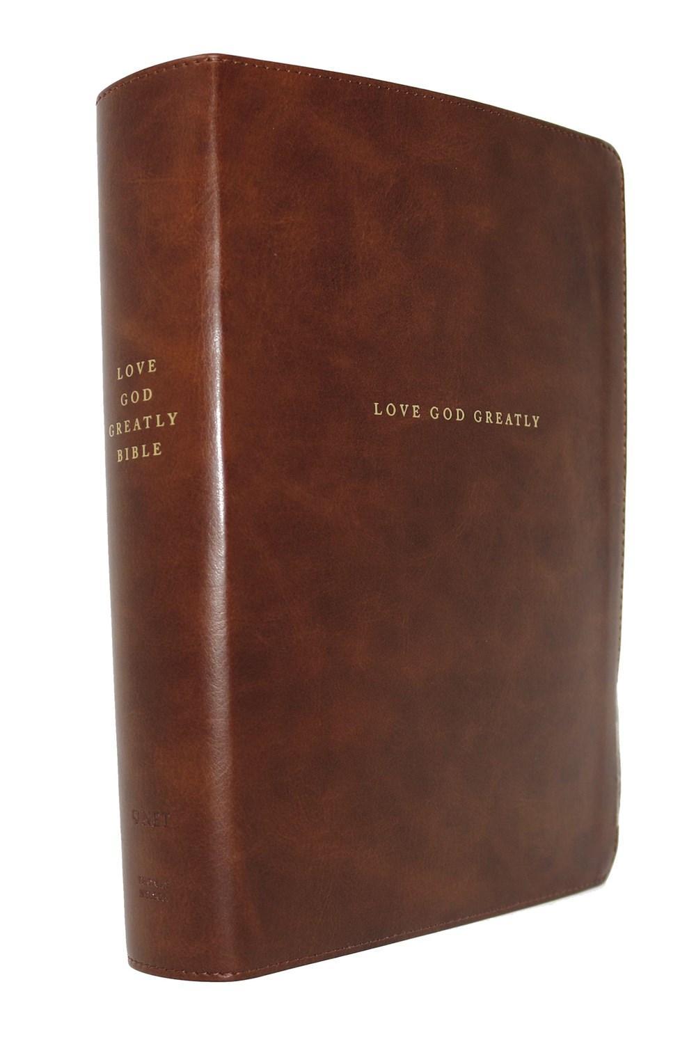 Love God Greatly Bible: A SOAP Method Study Bible for Women (NET, Brown Leathersoft, Comfort Print) by Love God Greatly - ISBN: 9780785227526
