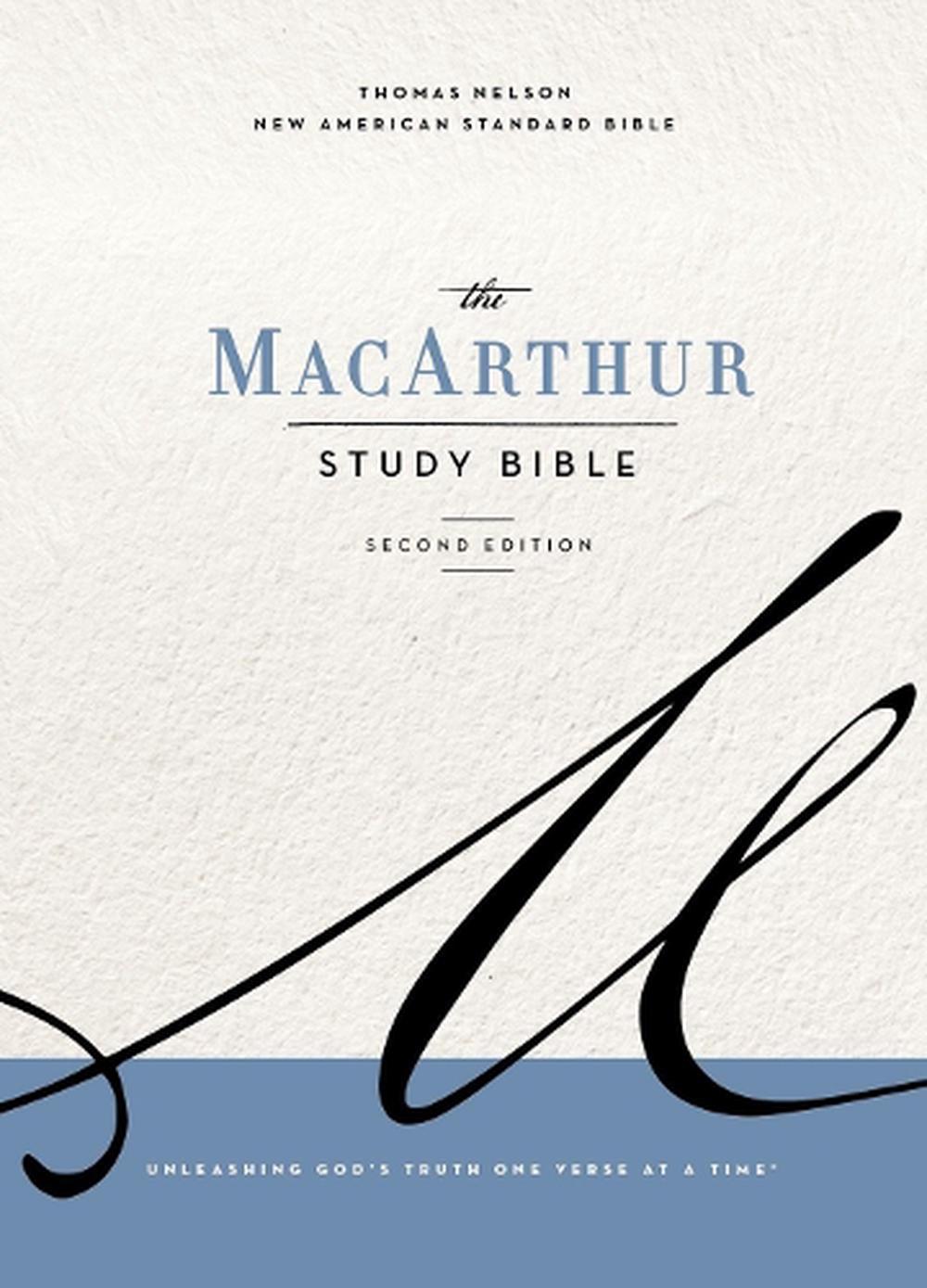 NASB, MacArthur Study Bible, 2nd Edition, Hardcover, Gray, Comfort Print, 9780785230304