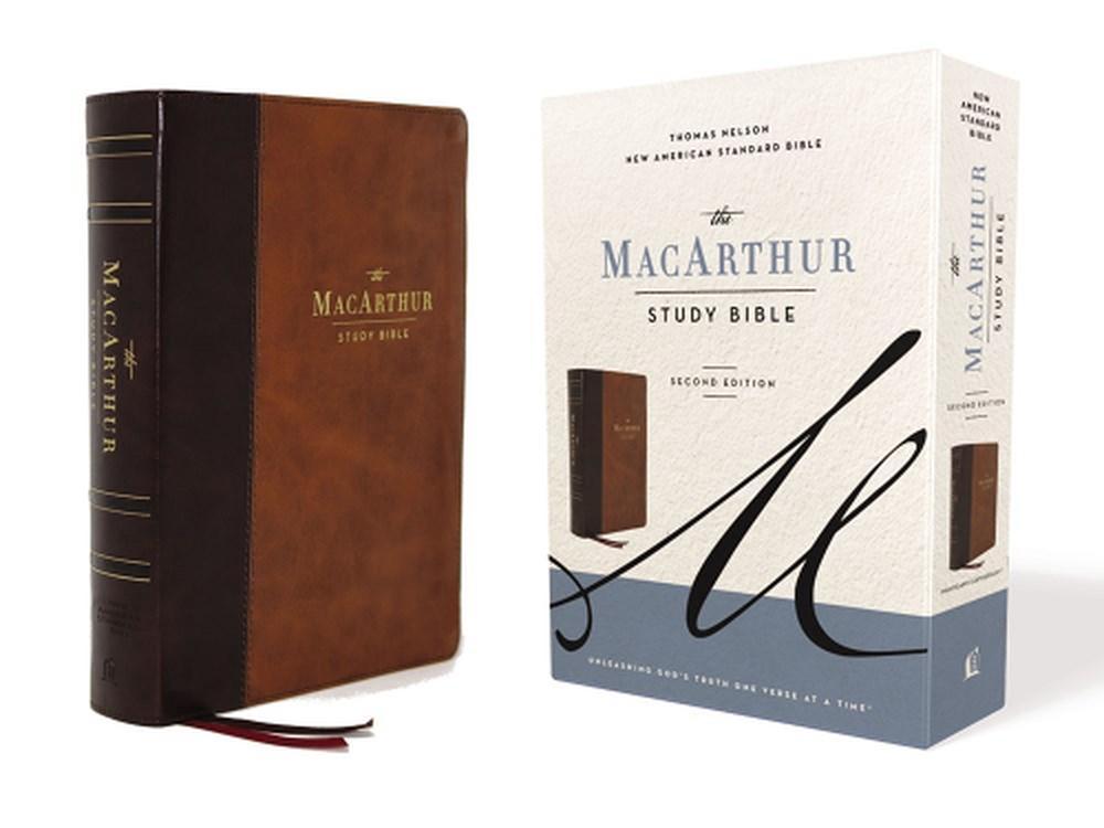 NASB, MacArthur Study Bible, 2nd Edition, Leathersoft, Brown, Comfort Print, 9780785230311