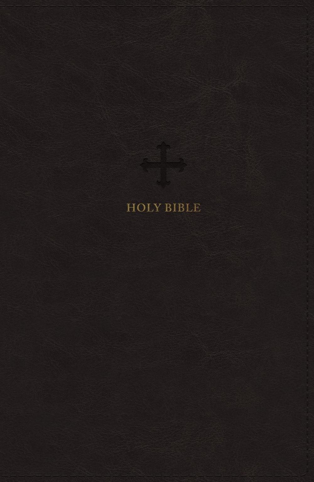 NRSV, Catholic Bible, Standard Personal Size, Leathersoft, Black, Comfort Print, 9780785230502