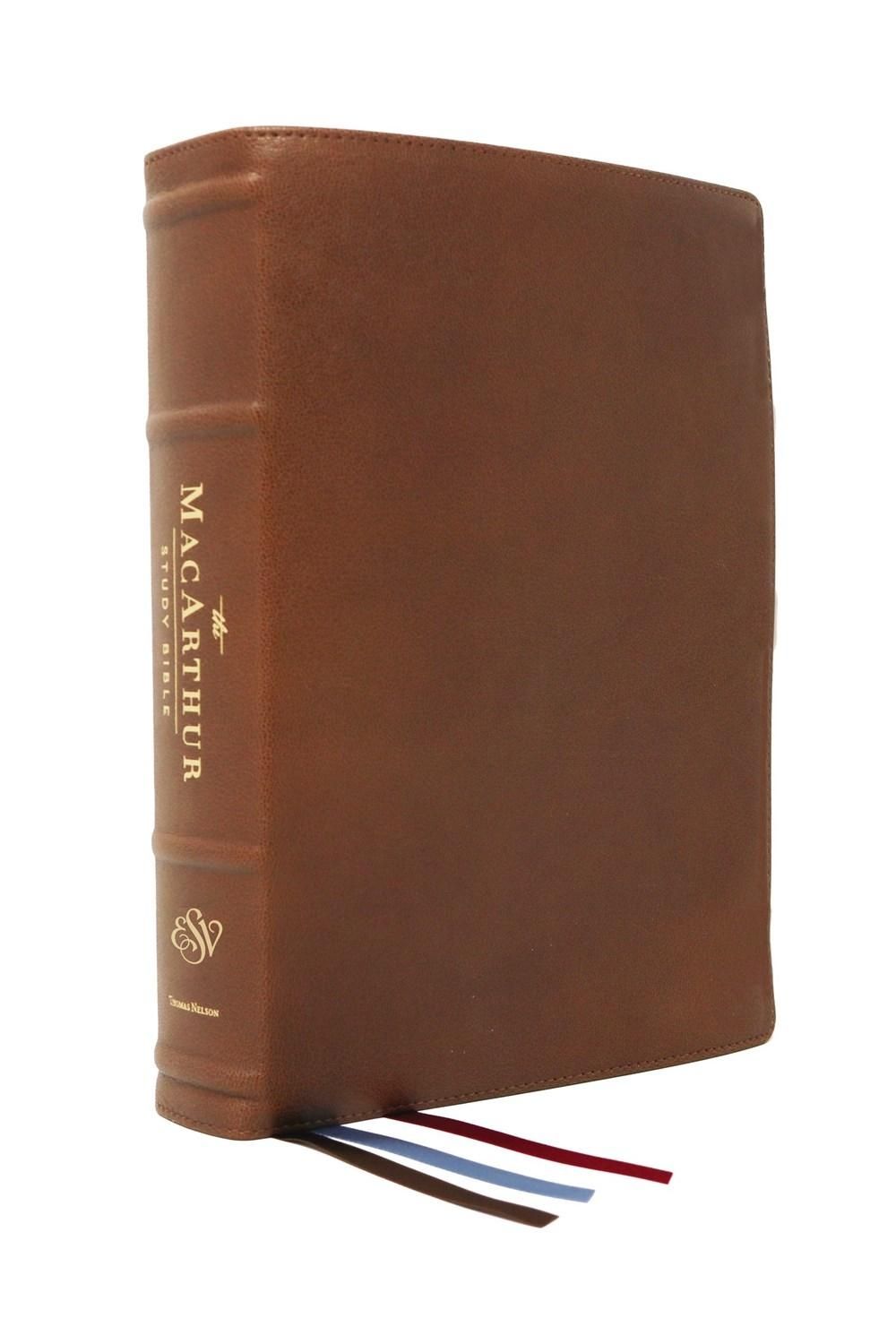 ESV, MacArthur Study Bible, 2nd Edition, Premium Goatskin Leather