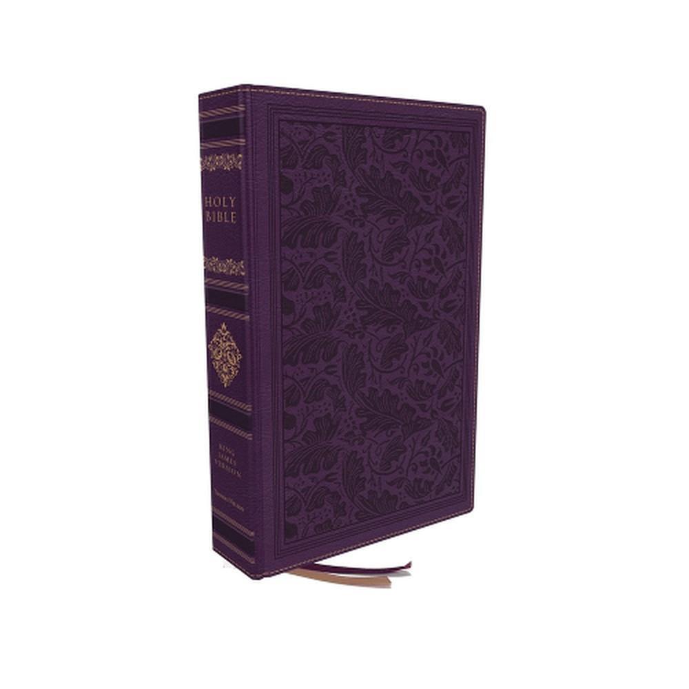 KJV, Personal Size Reference Bible, Sovereign Collection, Leathersoft, Purple, Red Letter, Comfort Print, 9780785239253
