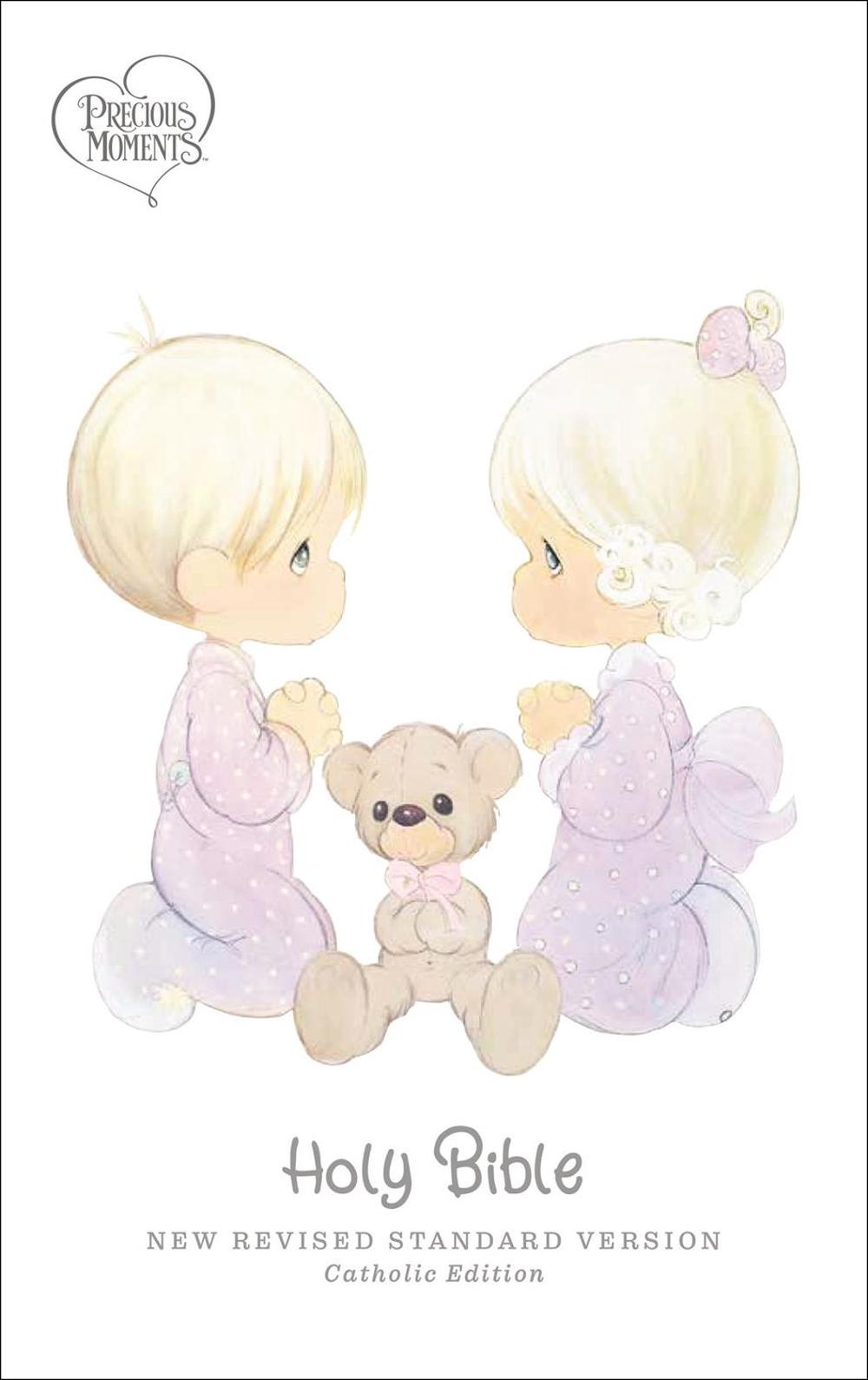 NRSVCE, Precious Moments Bible, White, Leathersoft, Comfort Print, 9780785239314