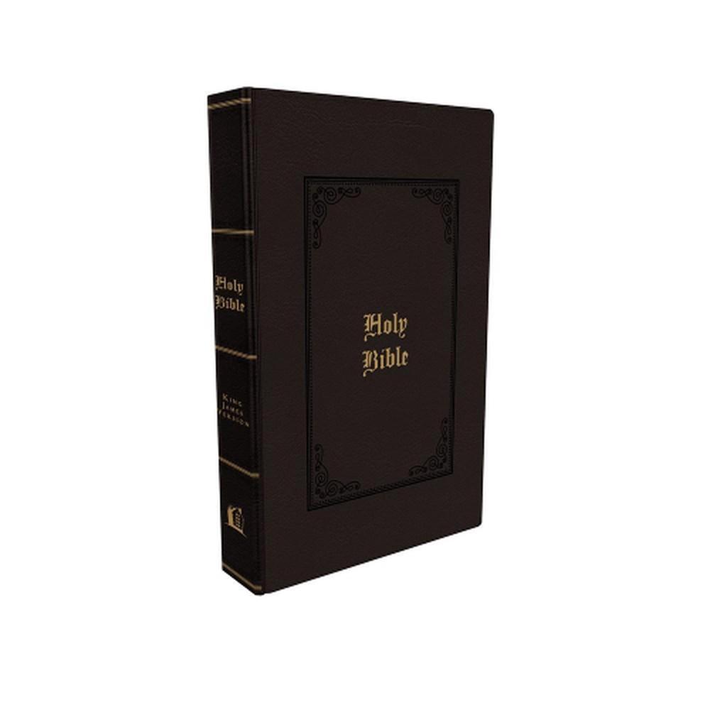 KJV Holy Bible: Large Print Thinline, Black Leathersoft, Red Letter, Comfort Print: King James Version, 9780785241898
