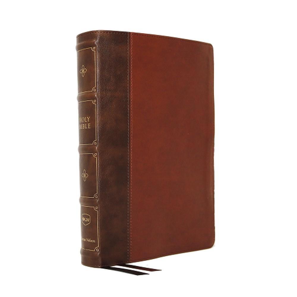 NKJV, Compact Bible, Maclaren Series, Leathersoft, Brown, Comfort Print, 9780785250852