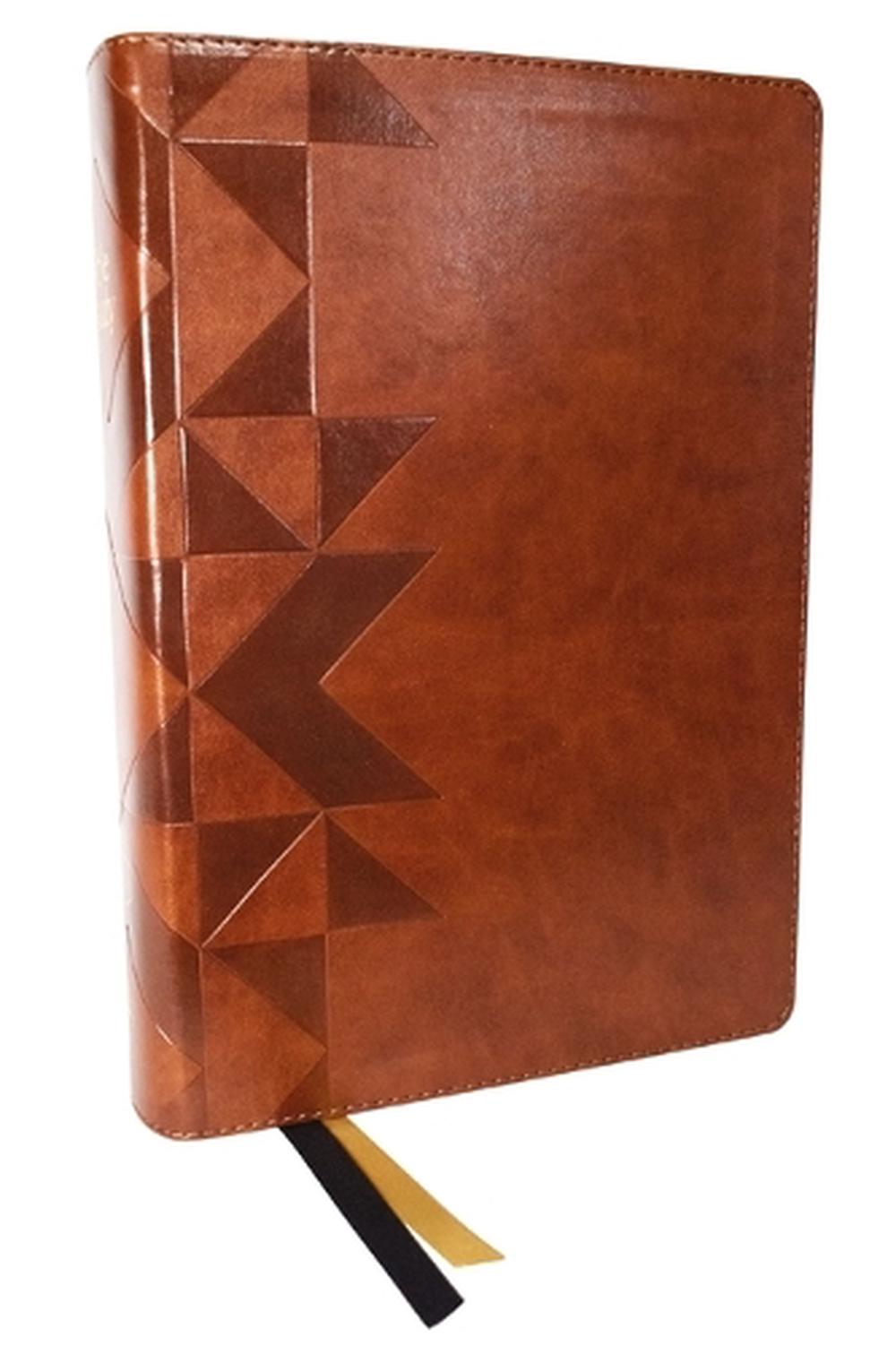 NKJV, The Bible Study Bible, Leathersoft, Brown, Comfort Print, 9780785253358
