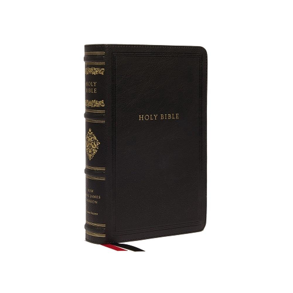 NKJV, Personal Size Reference Bible, Sovereign Collection, Leathersoft, Black, Red Letter, Comfort Print, 9780785264903