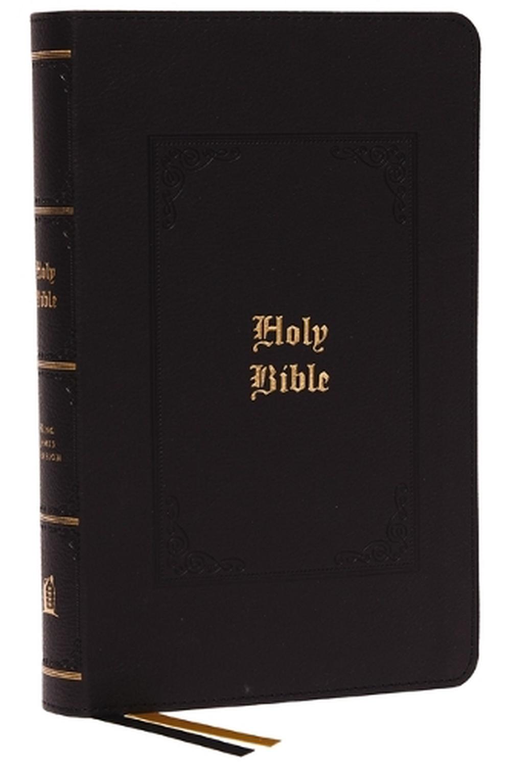 KJV, Personal Size Large Print Reference Bible, Vintage Series, Black Leathersoft, Red Letter, Comfort Print, 9780785294559