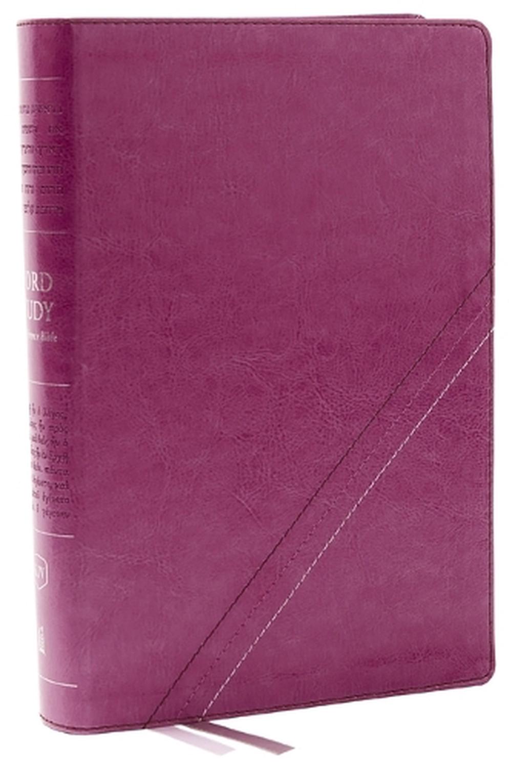 KJV, Word Study Reference Bible, Leathersoft, Pink, Red Letter, Comfort Print, 9780785294948