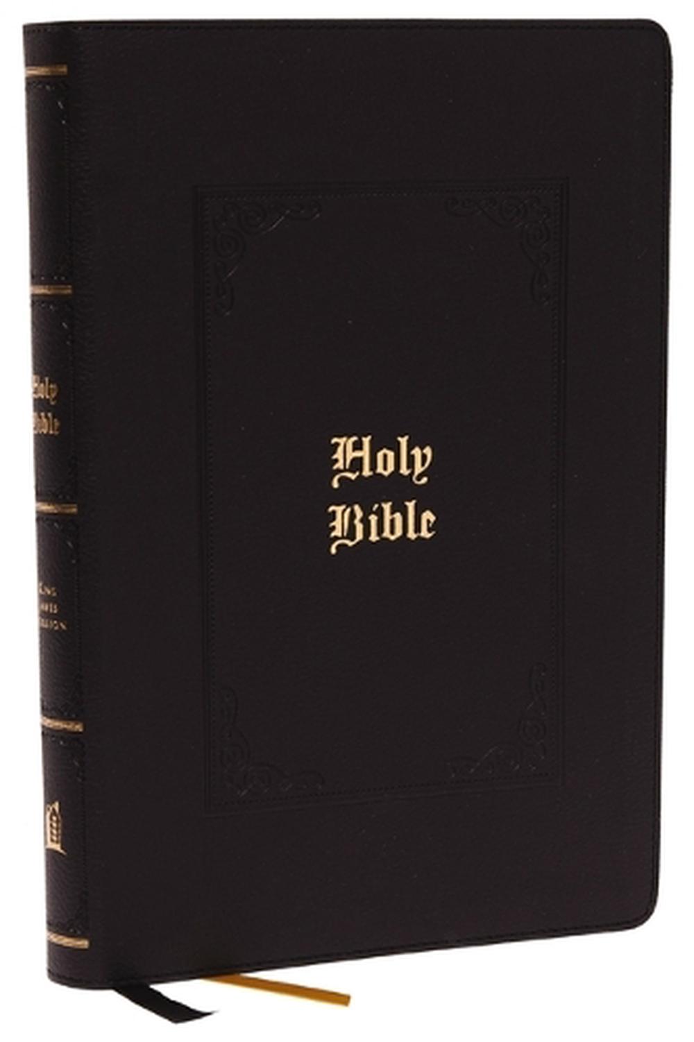 KJV Holy Bible: Large Print with 53,000 Center-Column Cross References, Black Leathersoft, Red Letter, Comfort Print: King James Version, 9780785296287