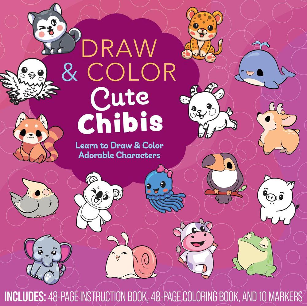 Draw and Color Cute Chibis, 9780785842712