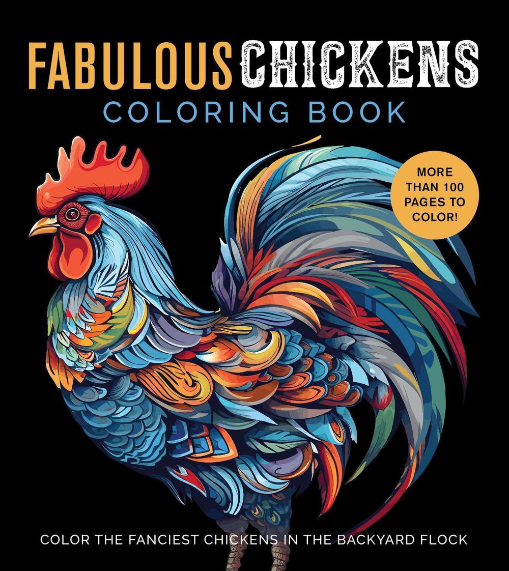 Fabulous Chickens Coloring Book, 9780785844068