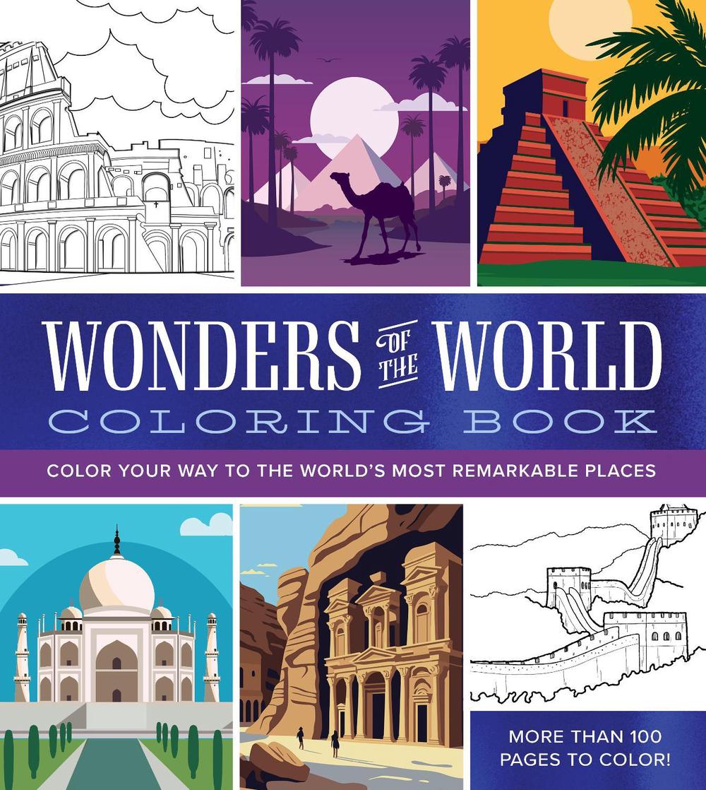 Wonders of the World Coloring Book, 9780785845393