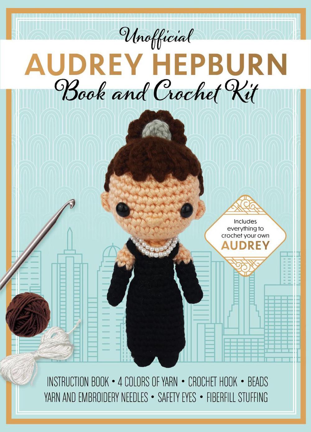 Unofficial Audrey Hepburn Book and Crochet Kit, 9780785845652
