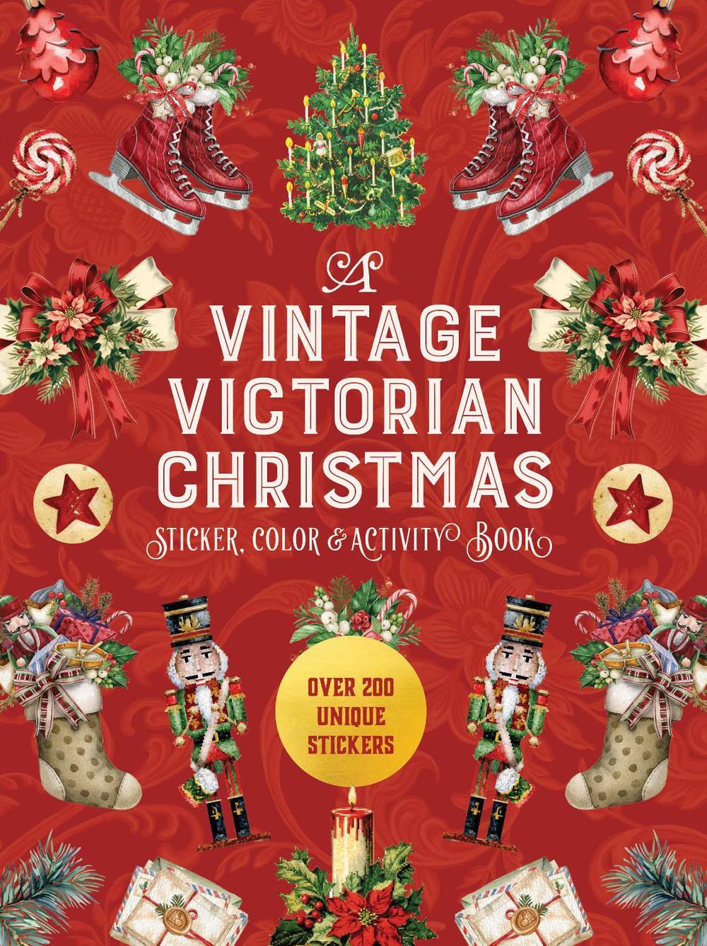 A Vintage Victorian Christmas Sticker, Color & Activity Book, 9780785846895