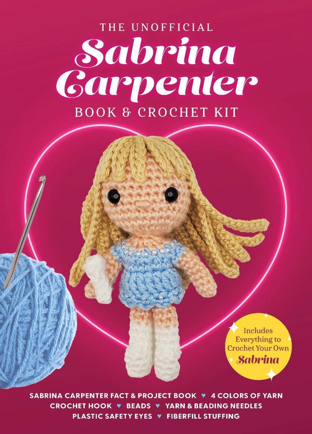 Unofficial Sabrina Carpenter Book and Crochet Kit, 9780785847441