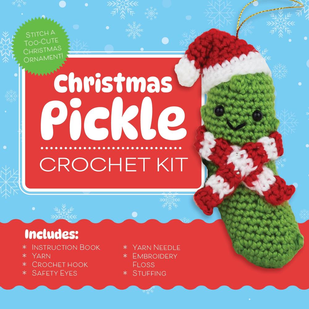 Christmas Pickle Crochet Kit, 9780785847762