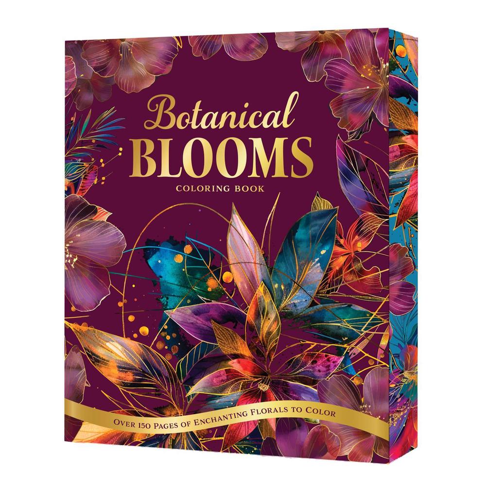 Botanical Blooms Coloring Book, 9780785848004