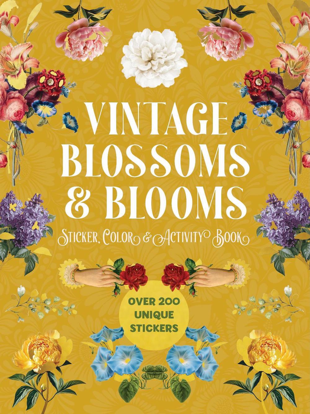 Vintage Blossoms and Blooms Sticker, Color and Activity Book, 9780785848035