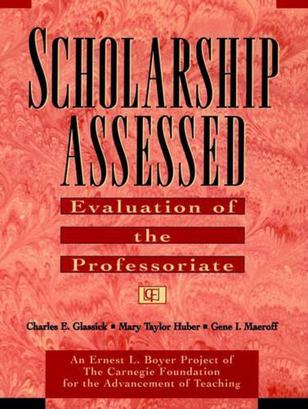 Scholarship Assessed, 9780787910914