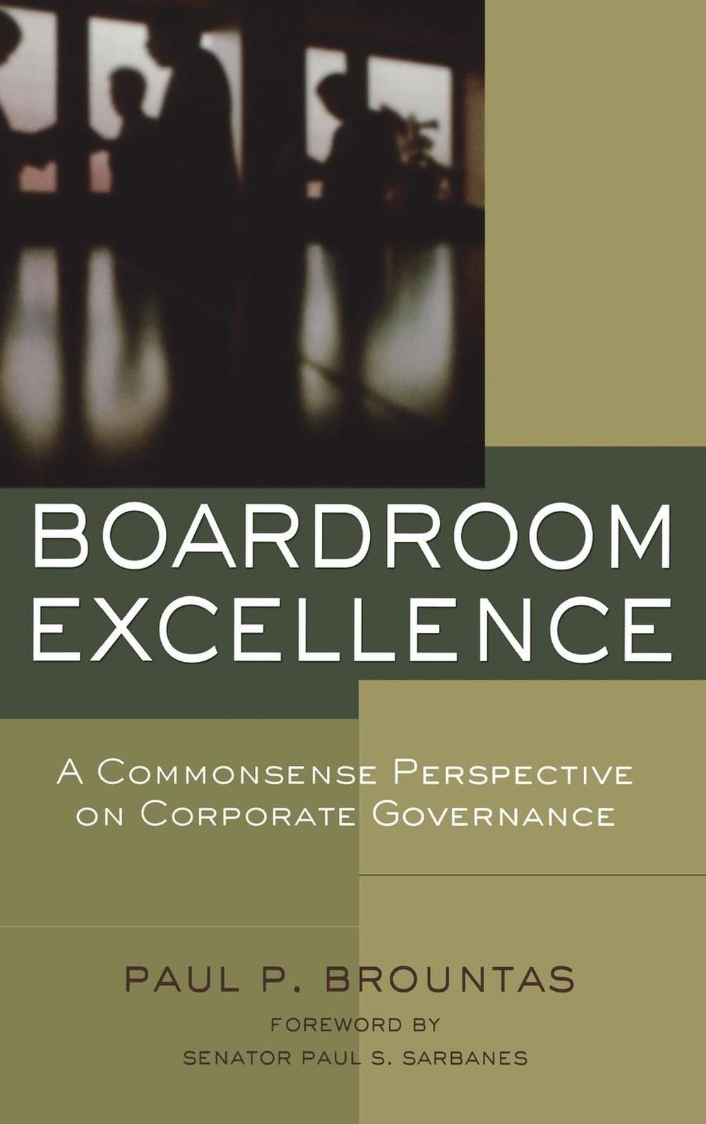Boardroom Excellence, 1st Edition, 9780787976415