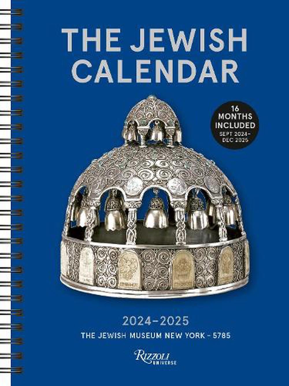 The Jewish Calendar 2024–2025 (5785) 16-Month Planner, 9780789344632