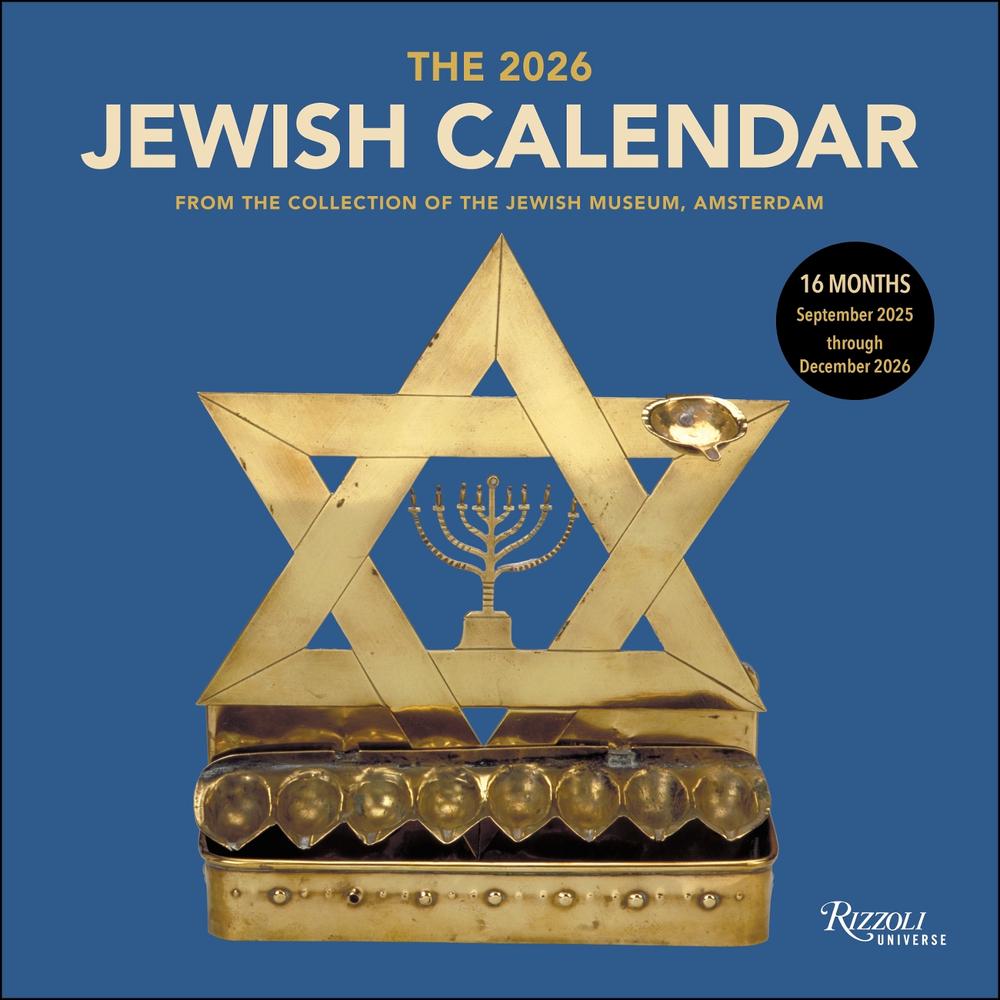 The Jewish Calendar 2025–2026 (5786) 16-Month Wall Calendar, 9780789348616