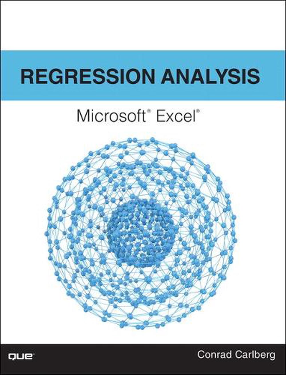 Regression Analysis Microsoft Excel, 9780789756558