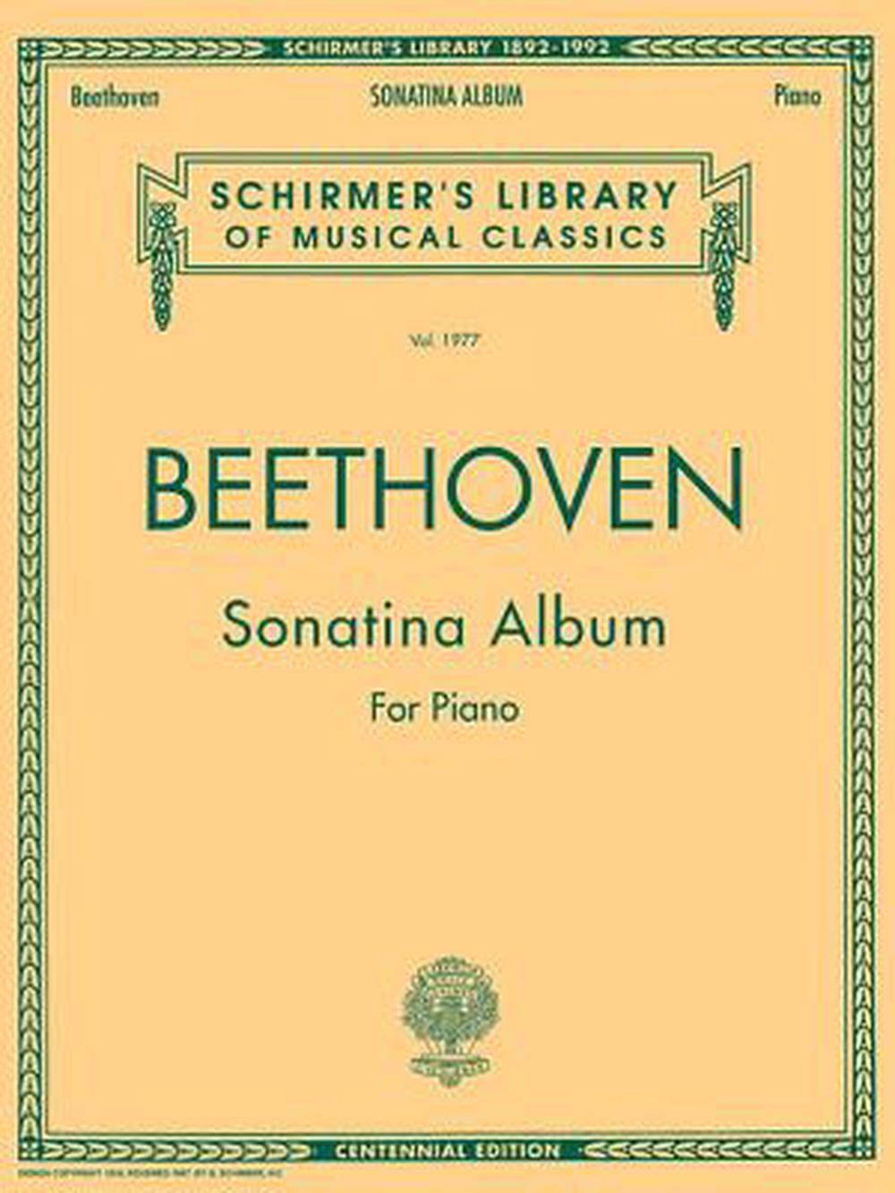 Sonatina Album: Piano Solo By Ludwig Van Beethoven, Paperback ...