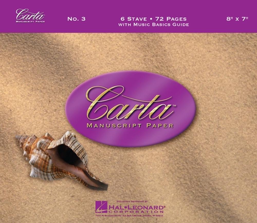 Carta Manuscript Paper No. 3 Children's, Spiral, 9780793556250 Buy