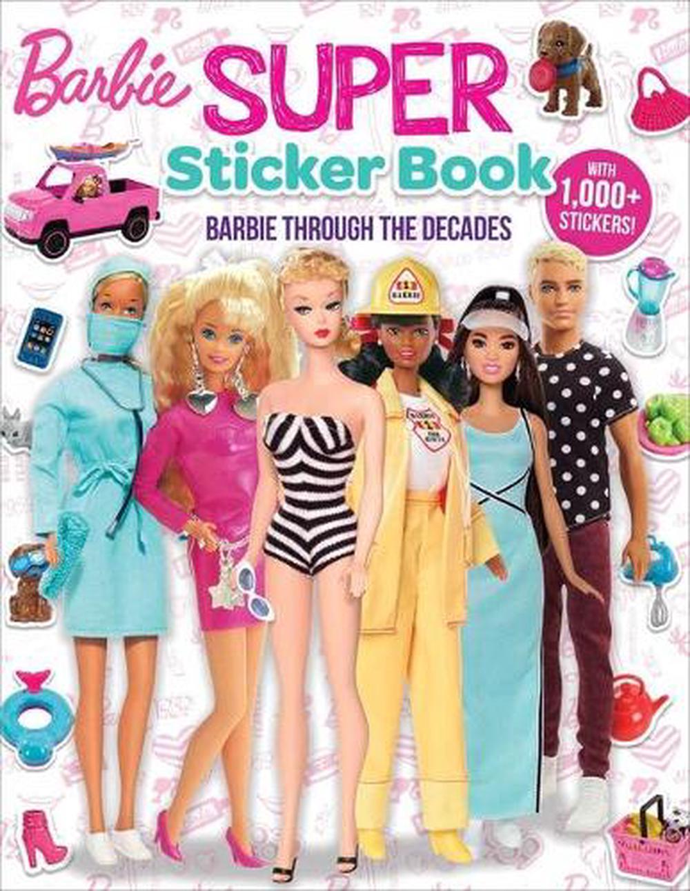 Barbie: Super Sticker Book: Through the Decades, 9780794447199