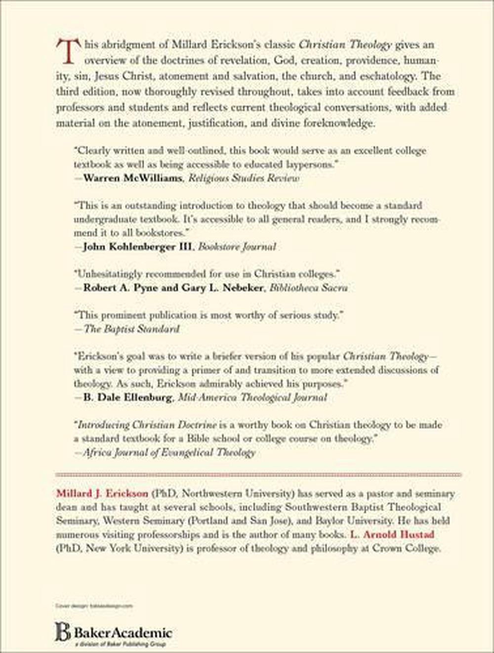 Introducing Christian Doctrine, 9780801049194