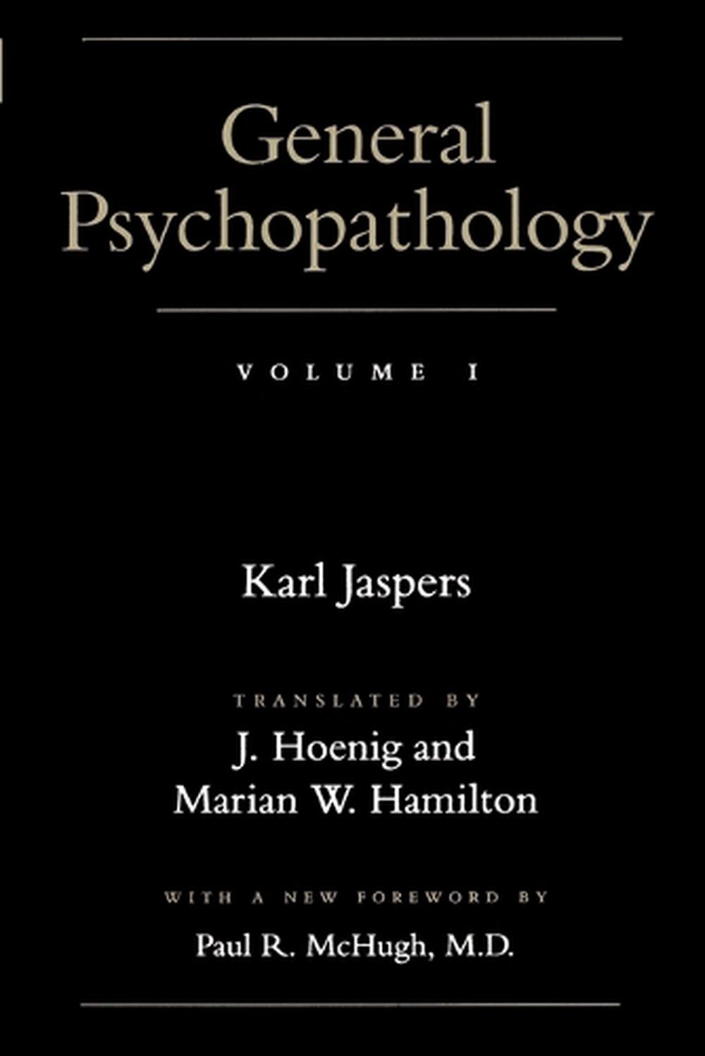 General Psychopathology, 9780801857751