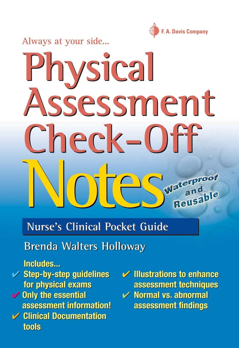 Physical Assessment Check-Off Notes, 9780803629653