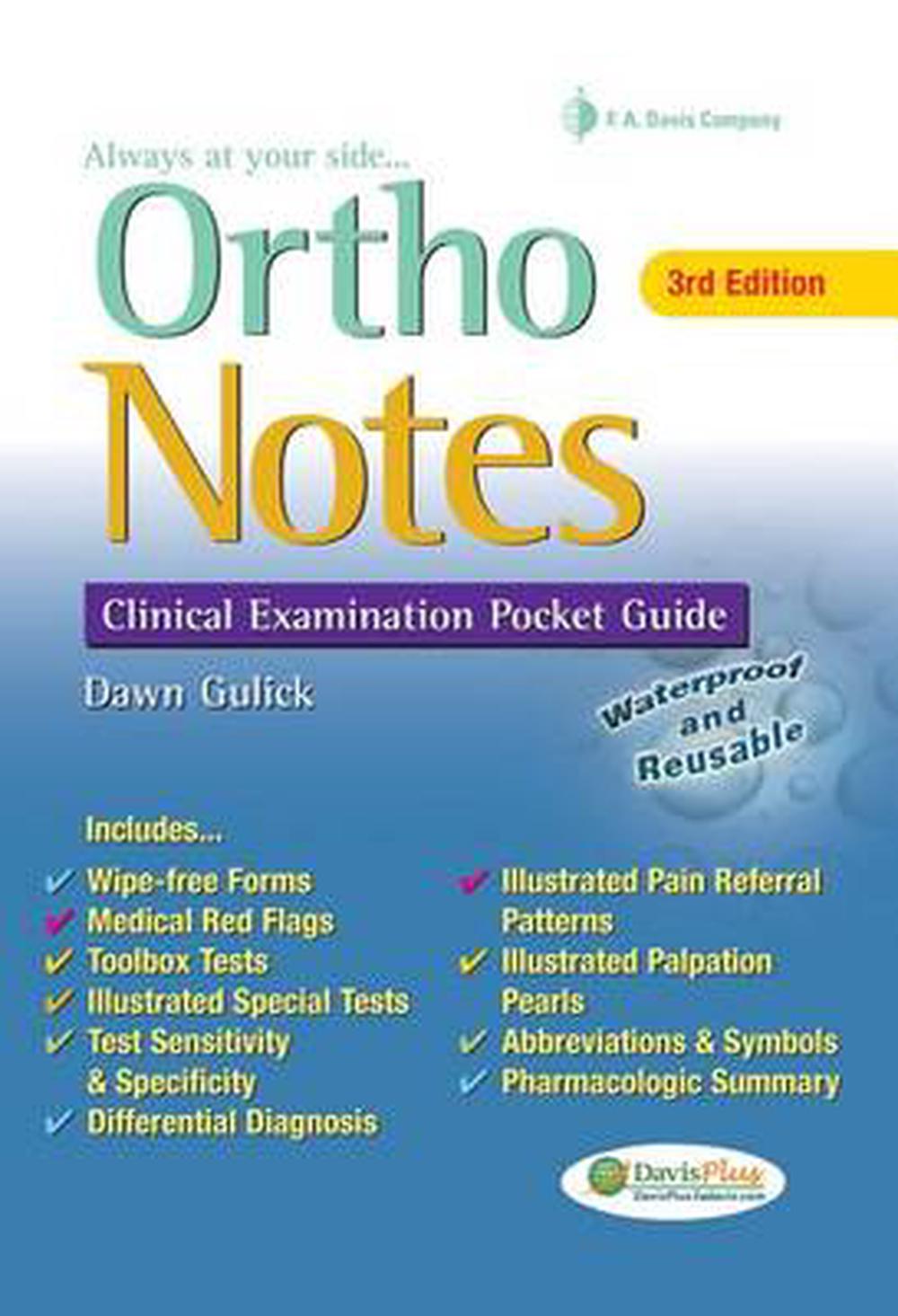 Ortho Notes Clinical Examination Pocket Guide by Dawn Gulick