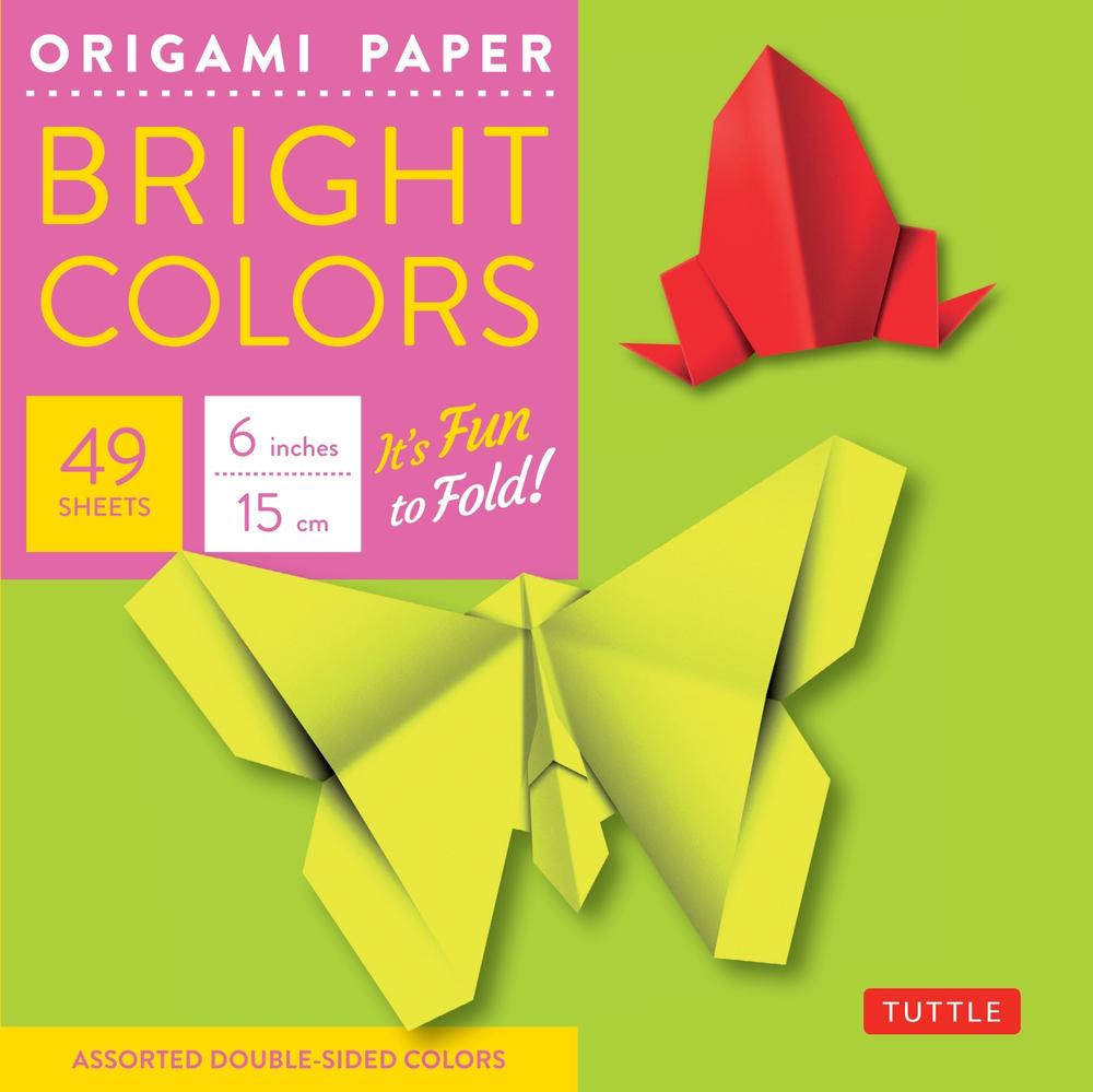 Origami Paper - Bright Colors - 6" - 49 Sheets, 9780804837972